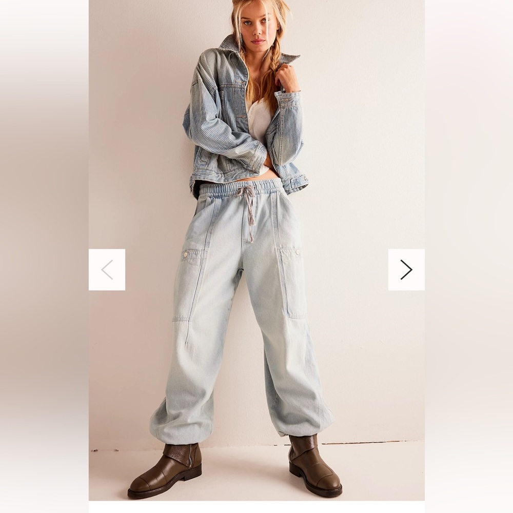 NWT We The Free Bright-Eyed Low-Slung Pull-On Jeans